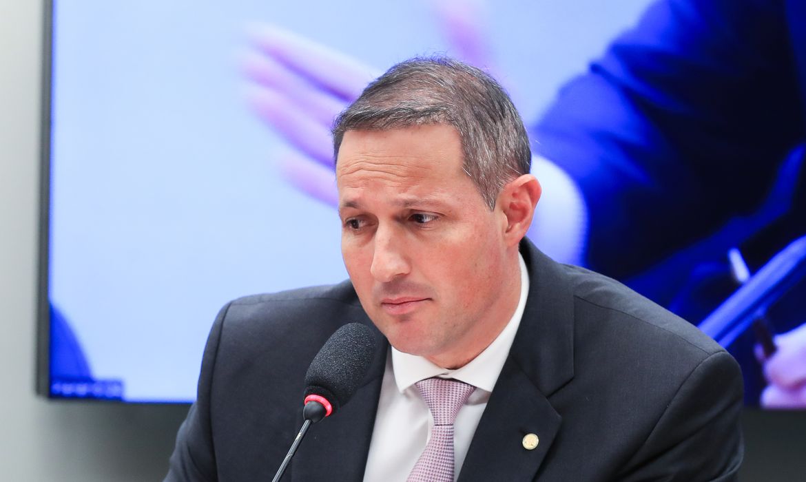 Brasília - 14/10/2025 -  Secretário de Segurança de São Paulo, Guilherme Derrite, debate PEC da Segurança Pública na Câmara Foto: Lula Marques/Agência Brasil.