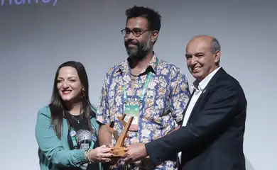 Goiás Velho (GO), 15/06/2025 - Cerimonia de premiação do 26ª edição do Festival Internacional de Cinema e Vídeo Ambiental (Fica 2025), com o tema “Cerrado: a savana brasileira e o equilíbrio do clima”.
Foto: Joédson Alves/Agência Brasil