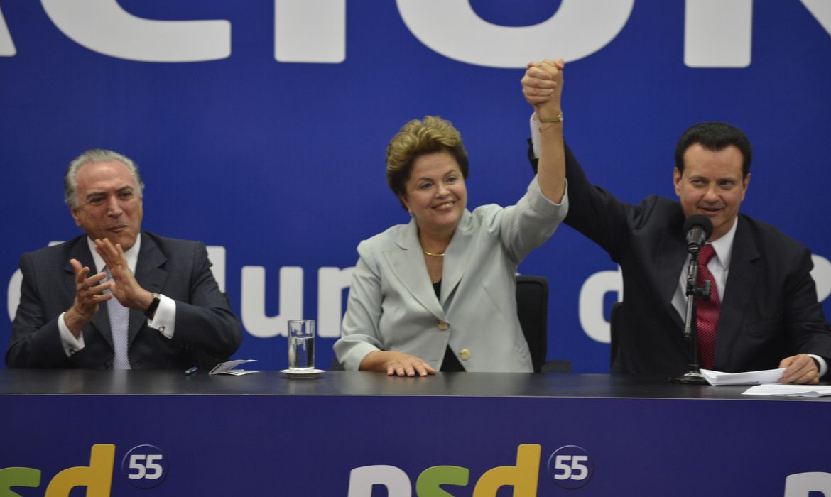 Presidenta Dilma participa da convencão Nacional do PSD (Elza Fiuza/Agência Brasil)