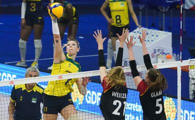 Brasil vence Alemanha por 3 sets a 1 e chega a sexta vitória seguida na Liga das Nações Feminina - seleção brasileira - em 17/06/2023