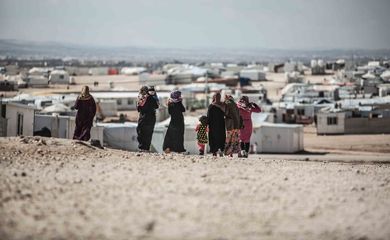 Campo de Zaatari, na Jordânia, que abriga mais de 80 mil refugiados sírios  Imagem Oxfam 