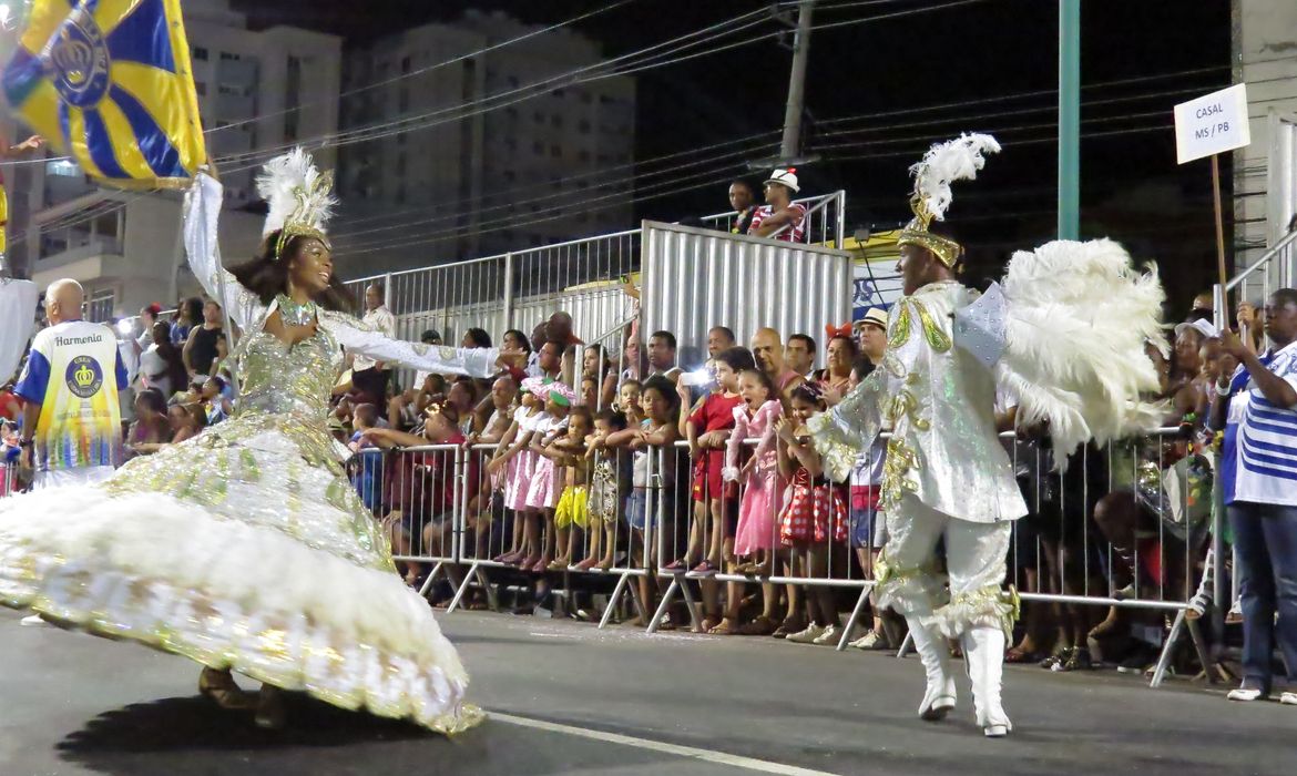 Rio de Janeiro - Desfile das escolas de samba do Grupo D, na Estrada Intendente Magalhães, zona norte da cidade (Vladimir Platonow /Agência Brasil)