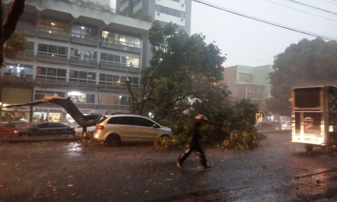 Forte tempestade de 20 minutos surpreende Belo Horizonte. Foto: Corpo de Bombeiros/Divulgação