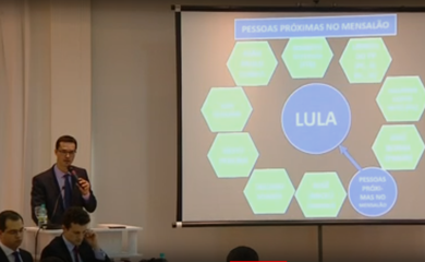 O procurador da República Deltan Dallagnol concede entrevista coletiva para detalhar a denúncia que envolve Lula, a esposa dele, Marisa Letícia, e mais seis pessoas, na Operação Lava Jato