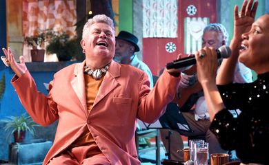 Rio de Janeiro- 21/02/2025-Samba na Gamboa, da TV Brasil, recebe Milton Cunha para falar sobre desfiles históricos.-Divulgação-TV-Brasil