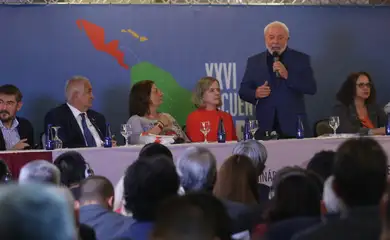 Brasília (DF), 29/06/2023 – Presidente Luiz Inàcio Lula da Silva , participa da Abertura do XXVI Encontro do Foro de São Paulo. Foto Valter Campanato/Agência Brasil.