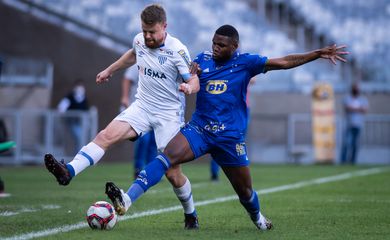 Cruzeiro x Avaí, pelo Campeonato Brasileiro 2021, no estádio Mineirão, em Belo Horizonte .