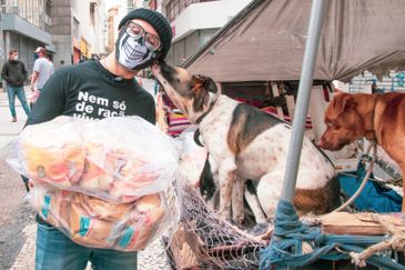 Projeto Moradores de rua e seus cães une amor, respeito e dignidade