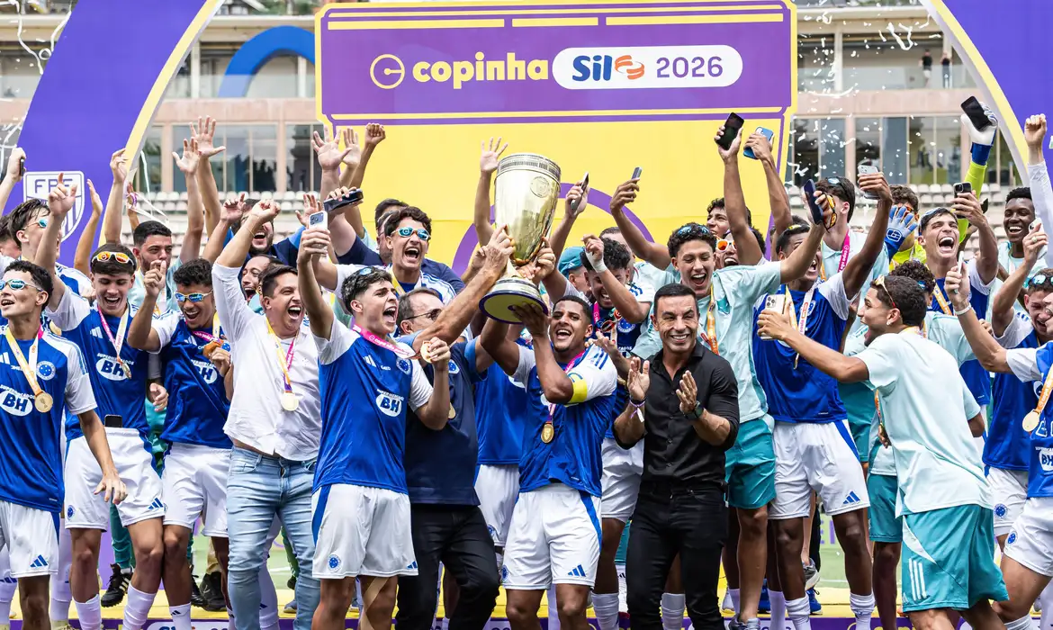 hony Inácio/Ag. Paulistão/Direitos Reservados Cruzeiro é bicampeão da Copinha após vitória por 2 a 1 sobre São Paulo, em 25/01/2026