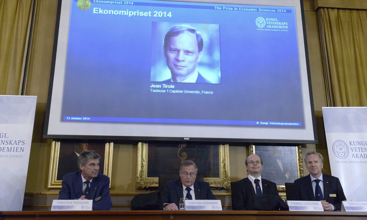 Academia sueca anuncia Jean Tirole Prêmio Nobel de Economia (Agência Lusa/Direitos Reservados/Bertil Ericson)