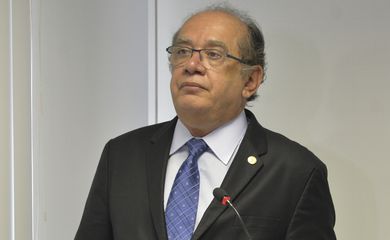 O ministro do STF, Gilmar Mendes, durante o 1º Encontro Diálogos Estratégicos (Antonio Cruz/Agência Brasil)