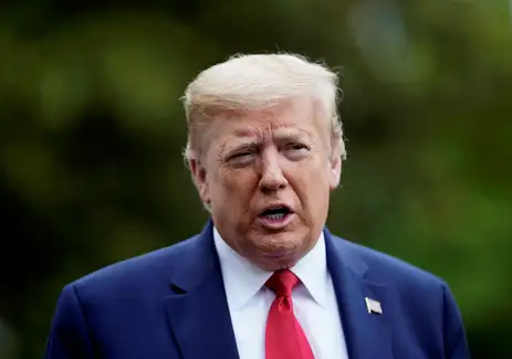 Presidente dos EUA, Donald Trump, chega de Camp David à Casa Branca em Washington