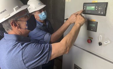 Ministro de Minas e Energia, Bento Albuquerque, realiza visita técnica à subestação Santa Rita e às instalações construídas pela Oliveira Energia para fornecimento de mais 20MW ao Amapá