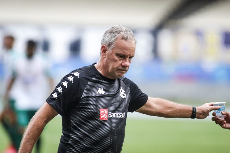 Samara Miranda/Remo/Direitos Reservados Bonamigo, técnico do Remo, comandará o time na final da Copa Verde 2020 contra o Brasiliense, no domingo, em 21 de fevereiro de 2021