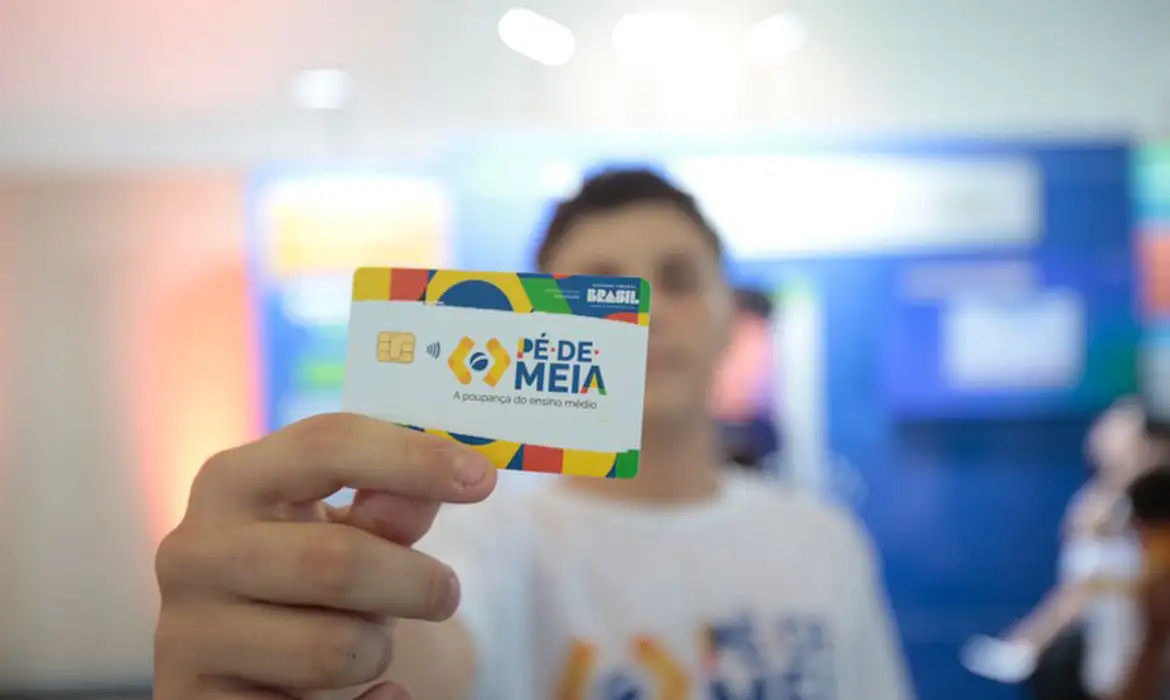 Brasília (DF), 10/02/2025 - Cartão do programa Pé de Meia. Foto: MEC/Divulgação