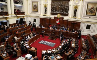 Peru's Prime Minister Alberto Otarola faces a vote of confidence, in Lima