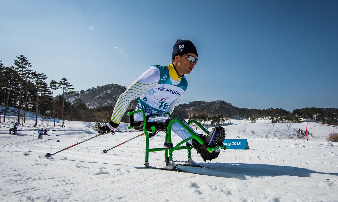 11.03.2018 - Jogos Paralimpicos de Inverno - PyeongChang2018 - Cross Country M15km - Cristian Ribera, sexto colocado. 