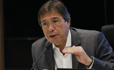  O presidente da Eletrobras, Wilson Ferreira Junior, apresenta os resultados do segundo trimestre e o andamento do Plano Diretor de Negócios e Gestão 2019-2023 da empresa, durante coletiva à impresa 