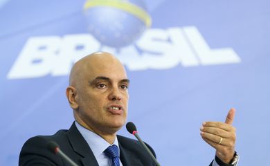 Brasília - O ministro da Justiça, Alexandre de Moraes, fala sobre o Plano Nacional de Segurança  (Marcelo Camargo/Agência Brasil)