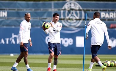 messi, neymar, treino, psg