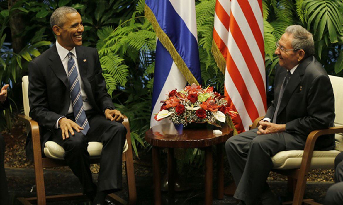 Barack Obama e Raúl Castro