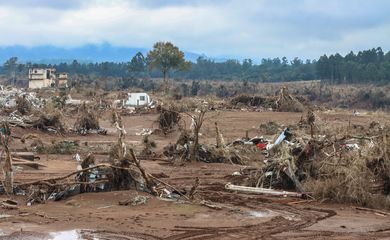 Lajeado (RS), 19/05/2024 – CHUVAS RS- Destruição -  O rio Taquari subiu 24 metros nos últimos dias causando destruição na Cidades de Lajeado. Foto: Rafa Neddermeyer/Agência Brasil