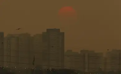 São Paulo (SP), 13/09/2024 - Poluição e qualidade do ar ruim na cidade de São Paulo, vista desde o Rio Tietê.

Foto: Paulo Pinto/Agencia Brasil