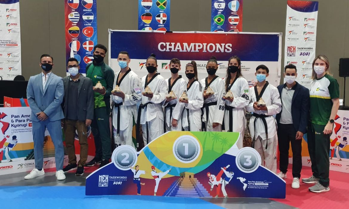 Seleção brasileira de Taekwondo no Pan-Americano do México 2021