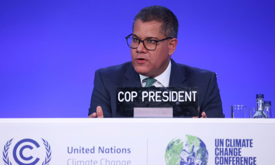 Presidente da COP26, Alok Sharma