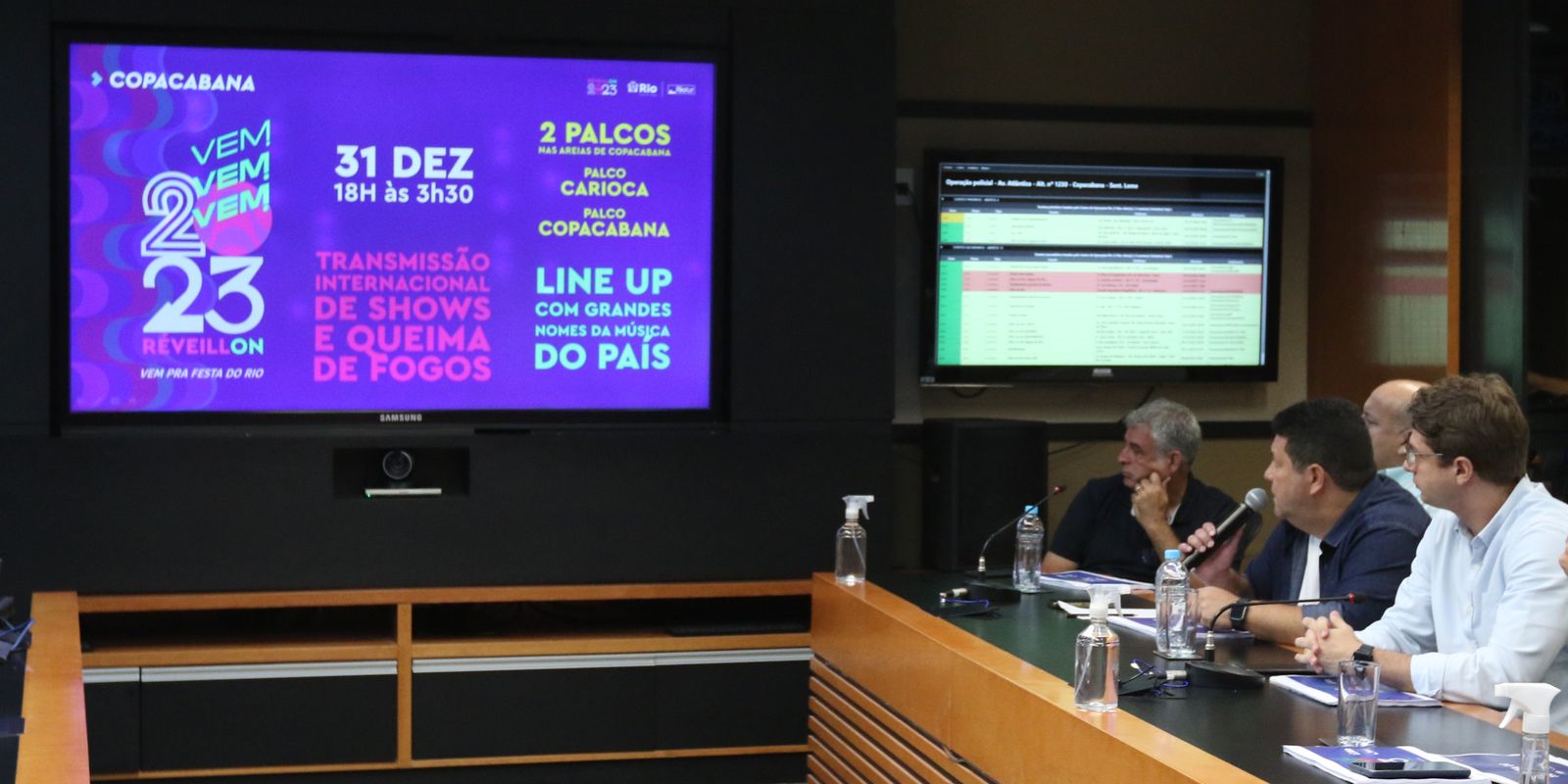 O Presidente Da Riotur, Ronnie Aguiar, Apresenta O Esquema Operacional Do Réveillon 2023 Em ...