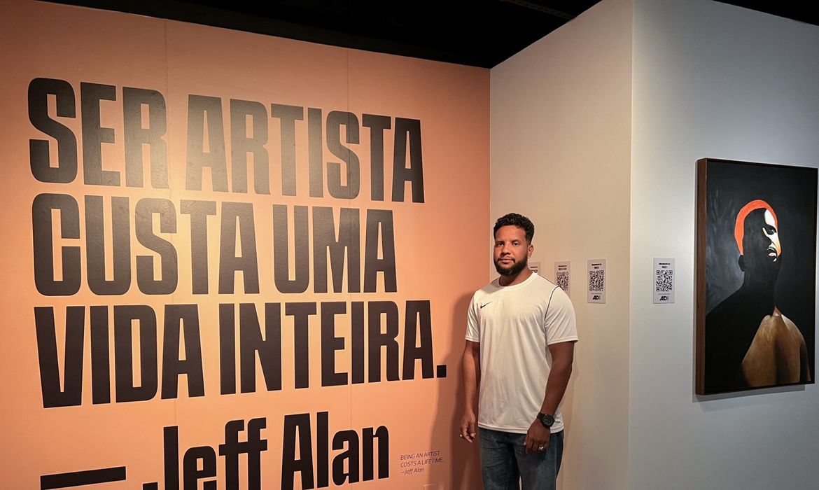 Rio de Janeiro 24/02/2024 Exposição do artista Jeff Alan. Foto Cristina Indio do Brasil