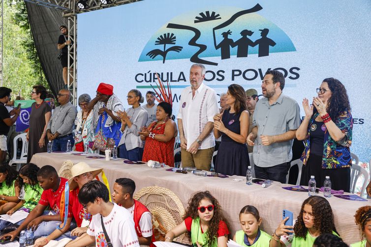 Belém (PA), 16/11/2025 - Encerramento da cúpula dos povos Foto: Tânia Rêgo/Agência Brasil Belém (PA), 16/11/2025 - Encerramento da cúpula dos povos Foto: Tânia Rêgo/Agência Brasil