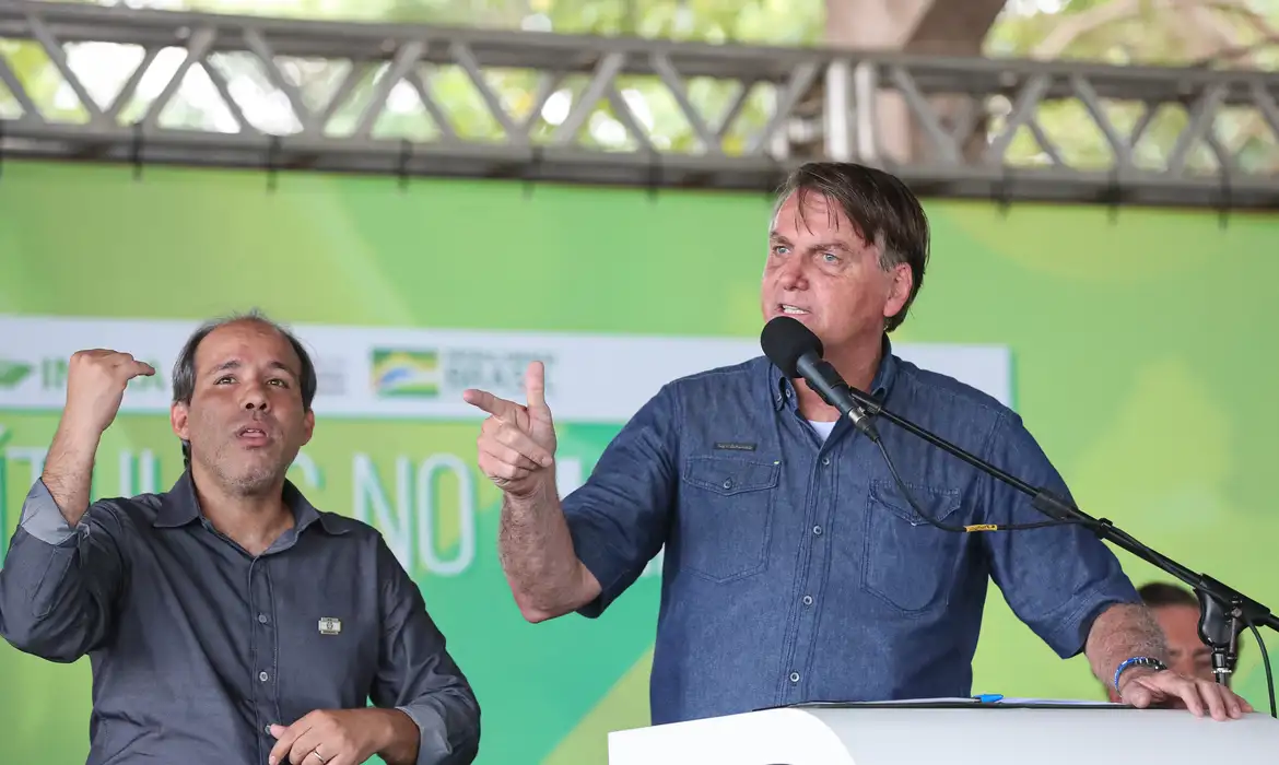 (Açailândia-MA, 21/05/2021) Palavras do Presidente da República, Jair Bolsonaro.