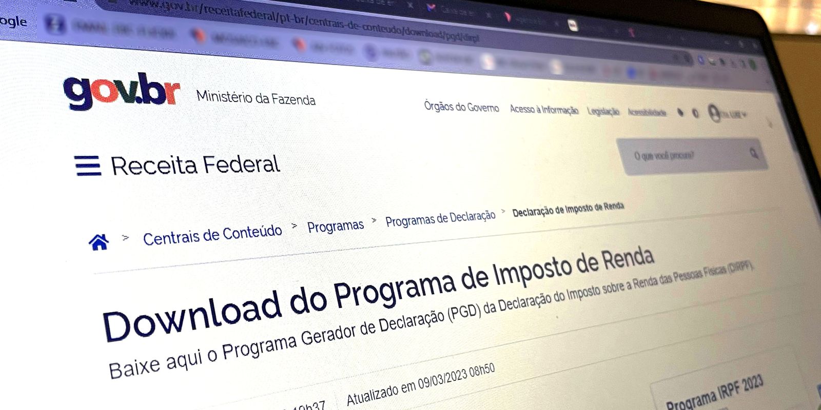 Prazo para entrega do Imposto de Renda 2023 termina dia 31