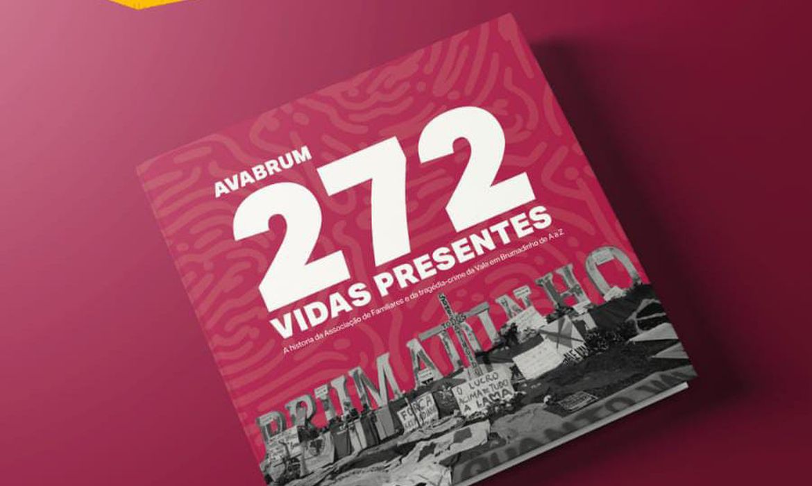 Brasília (DF), 26.08.2024 - Capa do livro 272 Vidas Presentes. Foto: Projeto Legado Brumadinho/Divulgação