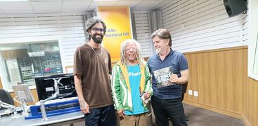 Renato Matos e Bruno Portela, trombonista da banda Experimental Dub