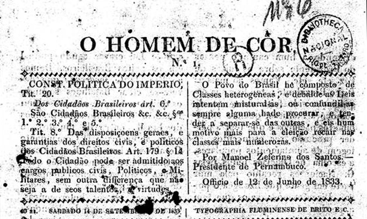190 anos da imprensa negra: luta antirracista liga passado e presente. Biblioteca Nacional do Rio de Janeiro