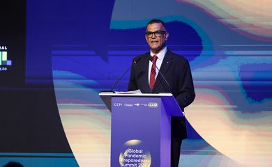 Rio de Janeiro (RJ), 29/07/2024 – O presidente da Fundação Oswaldo Cruz (Fiocruz), Mario Moreira durante a Cúpula Global de Preparação para Pandemias 2024, no Rio de Janeiro. Foto: Tomaz Silva/Agência Brasil