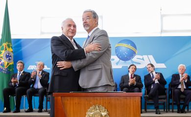 Brasília - Presidente Michel Temer empossa Raul Jungmann no Ministério Extraordinário da Segurança Pública 