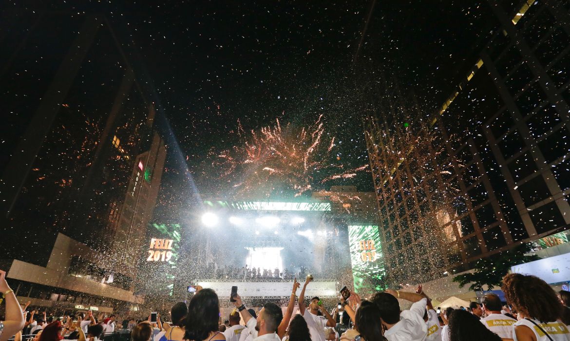 Reveillon na Avenida Paulista em São Paulo