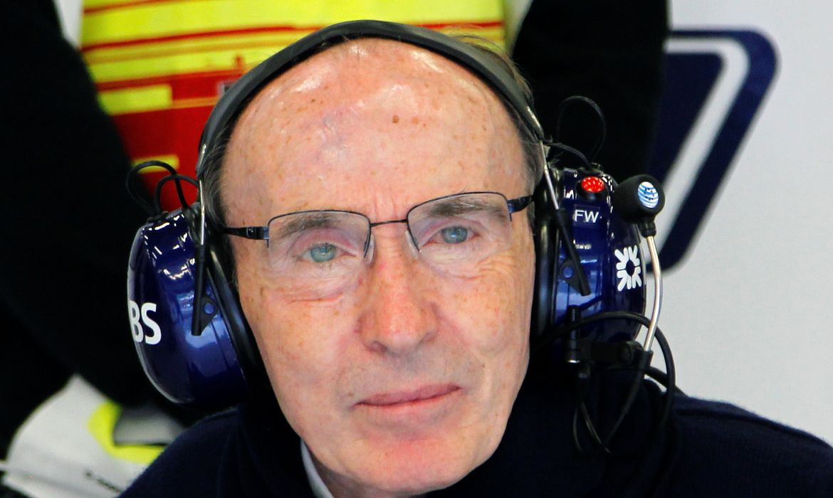 FILE PHOTO: Frank Williams, founder of the Williams Formula One team, looks on during the third free practice session of the Belgian F1 Grand Prix in Spa Francorchamps