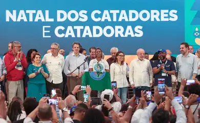 São Paulo (SP), 19/12/2025 - Presidente Lula  participa do natal das Catadoras e visita a Expo Catadores 2025, no Anhembi.  Foto Paulo Pinto/Agencia Brasil