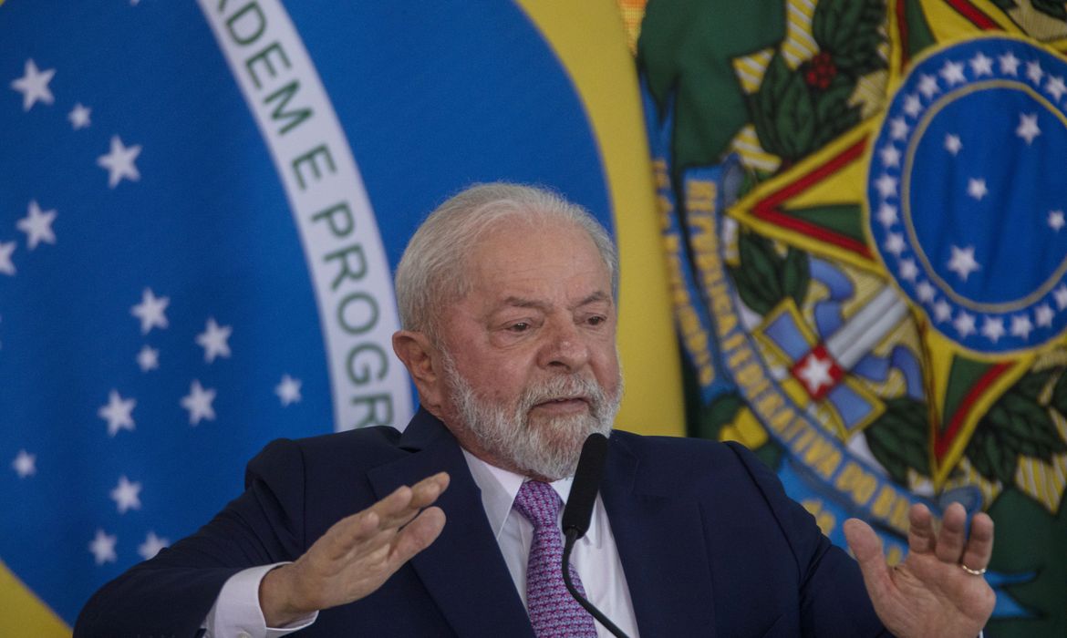 Brasília (DF) 27/06/2023 - O presidente Luiz Inácio Lula da Silva participa da Cerimônia no Palácio do Planalto do lançamento do Plano Safra 2023/2024.
Foto: Joédson Alves/Agência Brasil 
