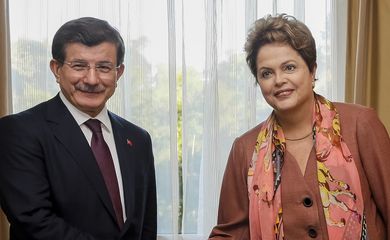 Brisbane - Austrália,14/11/2014. Presidenta Dilma Rousseff durante encontro bilateral com Primeiro-ministro da Turquia, Ahmet Davutoglu. Foto: Roberto Stuckert Filho/PR