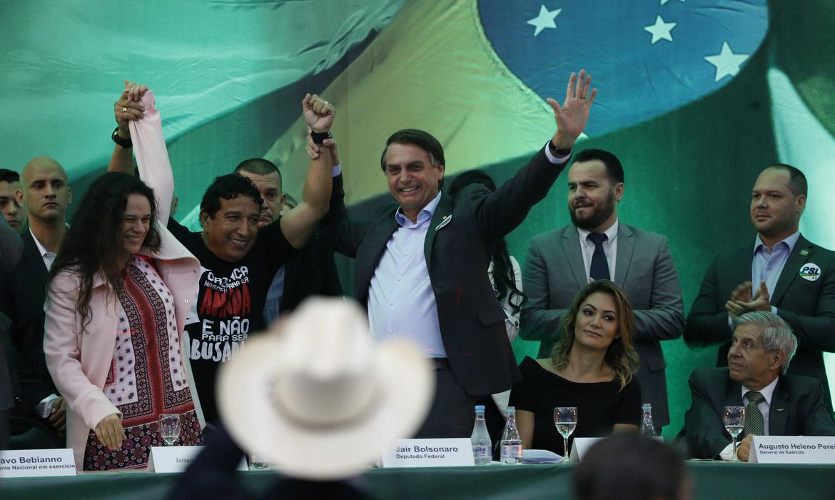 PSL lança candidatura de Jair Bolsonaro  à presidência da República.