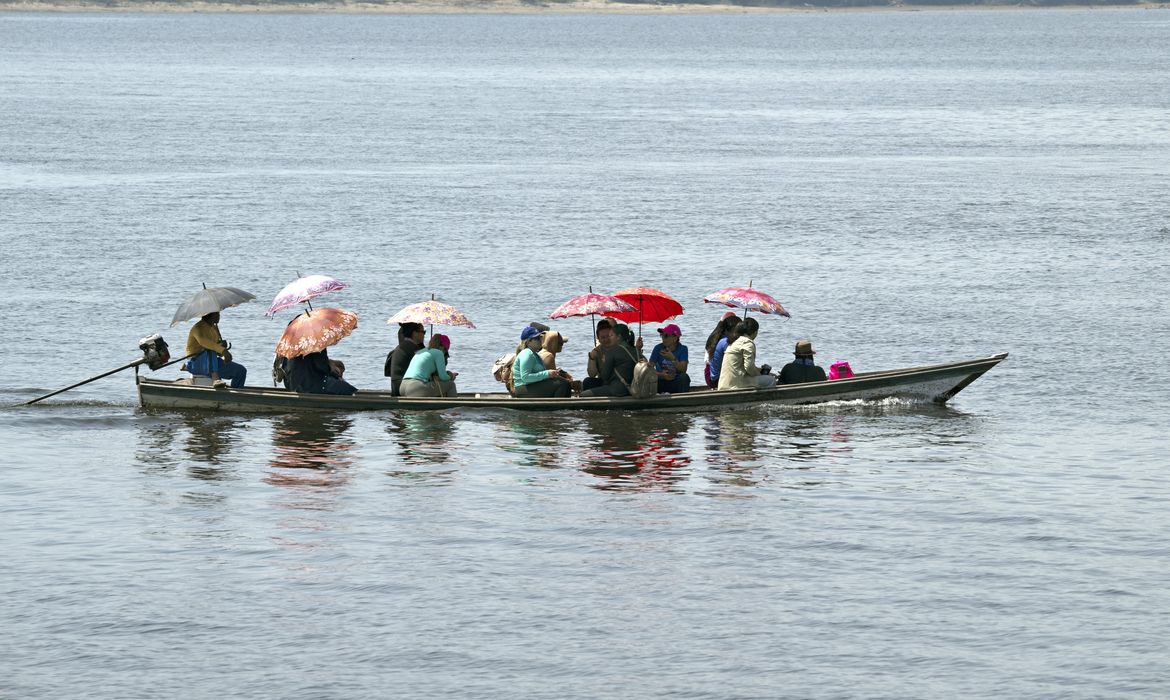 Tefé (AM), 18/08/2024 - Lago Tefé. Matéria Lagos na Amazônia maior média de temperatura para agosto. Foto: Adriano Gambarini/WWF-Brasil