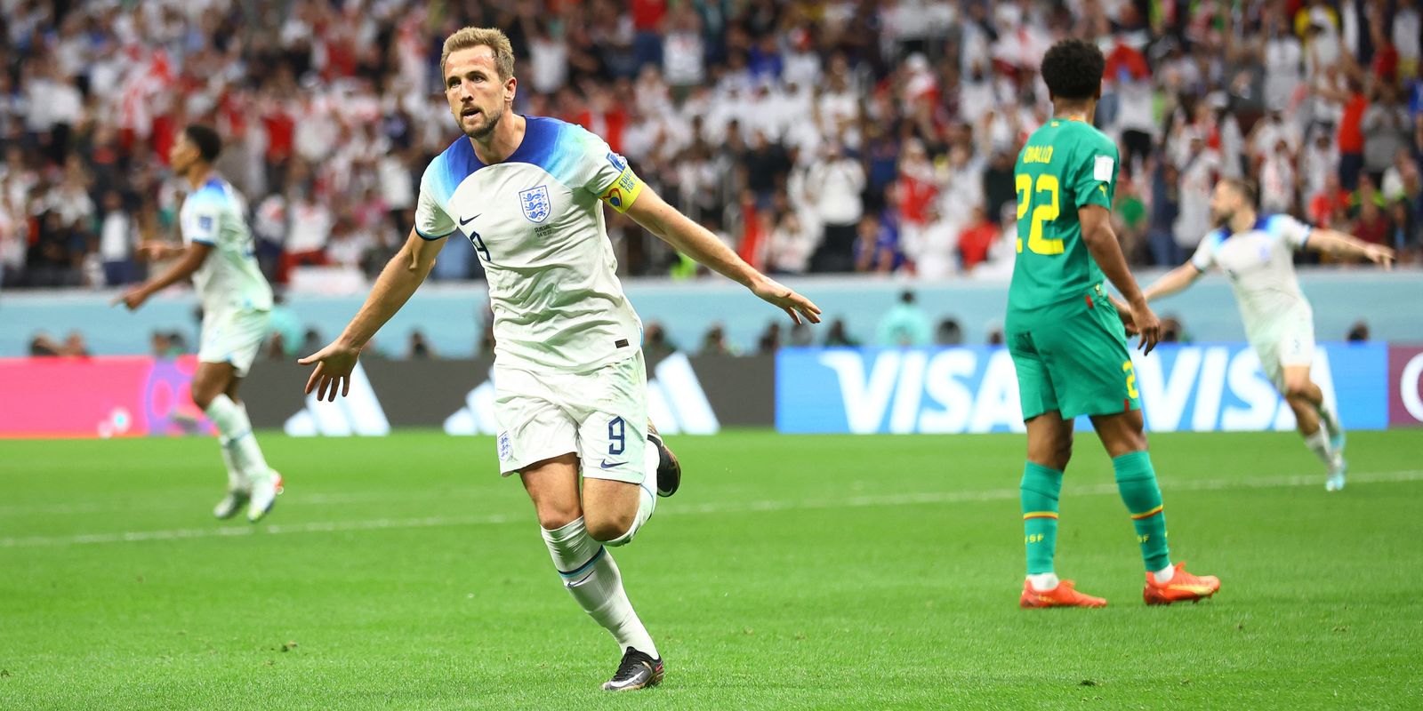L’Angleterre renvoie le Sénégal sans problème et rencontre la France en quarts de finale
