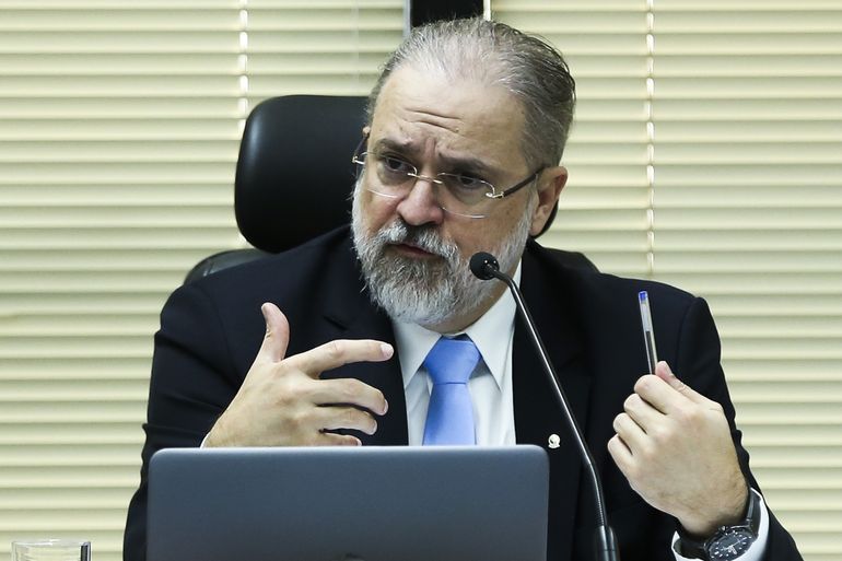 O procurador-geral da República, Augusto Aras, preside a 8ª sessão ordinária do Conselho Superior do Ministério Público Federal (CSMPF)