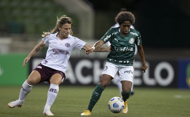 Lucas Figueiredo/CBF Palmeiras empata em 2 a 2 com Ferroviária na estreia do Brasileiro Feminino, em 18/04/2021