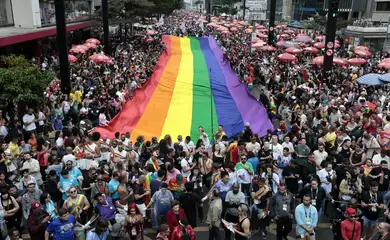 São Paulo (SP), 21/06/2025. 29ª Parada do Orgulho LGBT+. Foto: Paulo Pinto/Agência Brasil